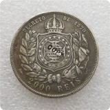 1886 BRAZIL 2000 REIS COPY commemorative coins-replica coins medal coins collectibles