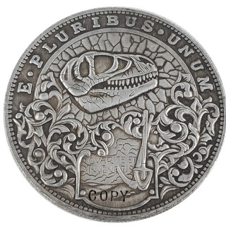 Type #34_Hobo Nickel Coin Morgan Dollar Copy Coin