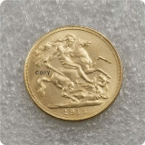 1913-1919 United Kingdom 1 Sovereign - George V (Ottawa mint) Copy Coins