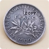 1914-C,1900 France 1 Franc Semeuse,Paris COPY COIN