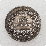 1844,1850 United Kingdom 1 Shilling - Victoria Copy Coins
