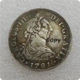 Chile 1779,1781,1785 DA 4 Reales COPY