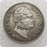 1835  India - British 1/2 Rupee - William IV Copy Coin
