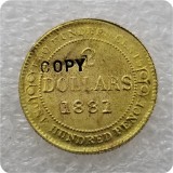 1865,1870,1872,1880,1881,1882,1888 Canada 2 Dollar COPY COINS
