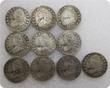 USA 1815-1828 Capped Bust Quarters 25 Cents  Liberty Cap Quarter  with motto COPY COIN commemorative coins