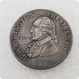 USA 1792 Washington Getz Pattern Cent, Small Eagle Copy Coin