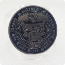 USA Challenge Coin Metal Skull