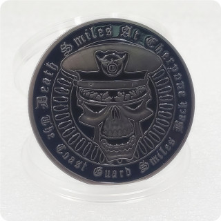 USA Challenge Coin Metal Skull