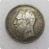 1867,1868 Belgium 5 Francs Coin KM#24 COPY commemorative coins-replica coins medal coins collectibles