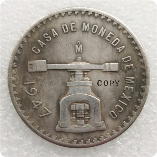 1947 Mexico 1 Onza (Pattern strike) Copy Coin