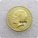 1911 United Kingdom  ½ Sovereign and 1 Sovereign - George V Copy Coin