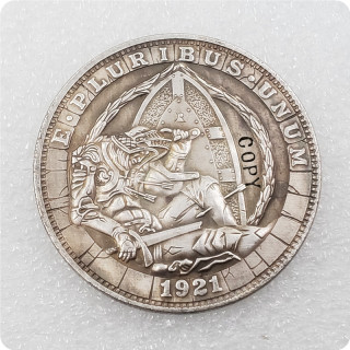 Type #37_Hobo Nickel Coin 1921-P Morgan Dollar