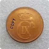 1875,1890 DENMARK 5 ORE COPY commemorative coins-replica coins medal coins collectibles
