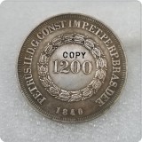 1839-1846 Brazil 1200 Reis  COPY COIN