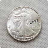 1916-P,S Walking Liberty Half Dollar  COIN COPY commemorative coins-replica coins medal coins collectibles