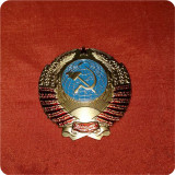Russian red square souvenir, victory day corsage, miniature