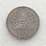 YES Or NO Craft Coin, Collectible Divination Decision, Flip Coin, Commemorative Coin, Skull Coin, DIY Gift Toy.