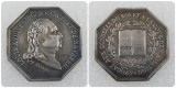 French octagonal copy coin