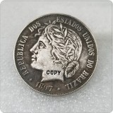 1891,1896,1897 Brazil 2000 Reis COPY COINS