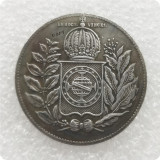 1849 Brazil 500 and 1000 Réis - Pedro II Copy Coins