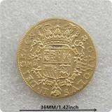 1699 Spain 8 Escudos - Carlos II (Seville) Copy Coin