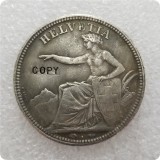 1850 Switzerland 5 Francs COIN COPY