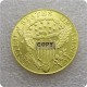 USA 1799-1804 DRAPED BUST 10.00 EAGLE GOLD COIN COPY commemorative coins-replica coins medal coins collectibles