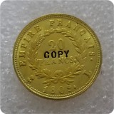 France, Napoleon I, 20,40 Francs,1809 Gold Copy Coins