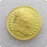 USA 1799-1804 DRAPED BUST 10.00 EAGLE GOLD COIN COPY commemorative coins-replica coins medal coins collectibles