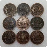 1764-1780 Russia 5 KOPECKS COIN COPY commemorative coins-replica coins medal coins collectibles