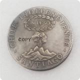 1817 Chile 1 Peso (Santiago) Copy Coin