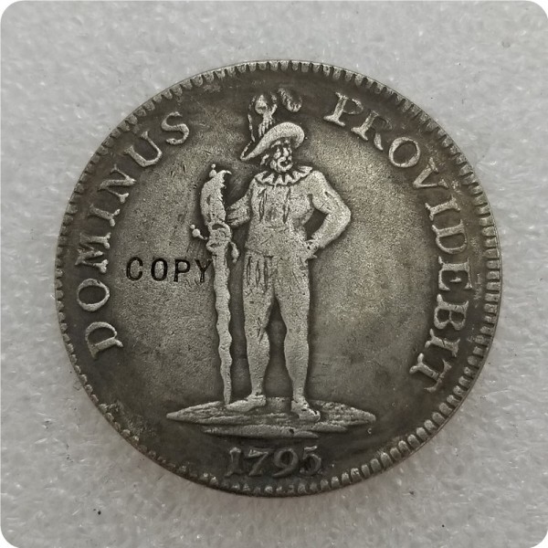 1795,1797 SWITZERLAND SWISS THALER COPY COIN