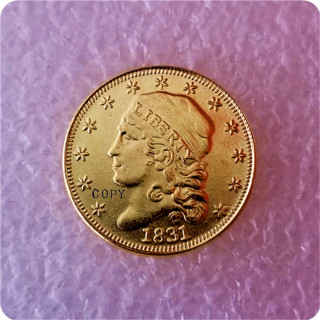 1831 USA 2½ Dollars  Turban Head - Quarter Eagle  Copy Coin