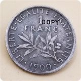 1914-C,1900 France 1 Franc Semeuse,Paris COPY COIN