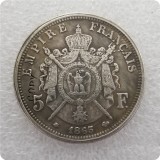 1861-1866 FRANCE 5 FRANC COIN COPY commemorative coins-replica coins medal coins collectibles
