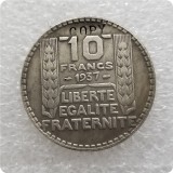 1936,1937 France 10 Franc Coin KM#879 COPY commemorative coins-replica coins medal coins collectibles
