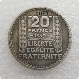 1932,1936,1939 France 20 Franc Coin KM#879 COPY commemorative coins-replica coins medal coins collectibles