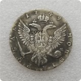 1743-1750 CIIb RUSSIA 1 ROUBLE COPY commemorative coins