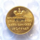 1724 Russia badge COPY commemorative coins