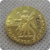 1753,1751,1749 Russia GOLD Copy Coin commemorative coins-replica coins medal coins collectibles