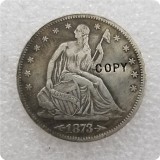 USA (1870-1878)-CC SEATED LIBERTY HALF DOLLAR COINS COPY commemorative coins-replica coins medal coins collectibles