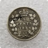1875,1880,1884 Canada 5 Cents COPY COINS