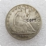 USA (1870-1878)-CC SEATED LIBERTY HALF DOLLAR COINS COPY commemorative coins-replica coins medal coins collectibles