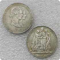 1854 Austria - Habsburg 1 Gulden - Franz Joseph I commemorative coins
