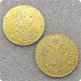 1890-1894 Austria 4 Ducat Gold Copy Coin commemorative coins