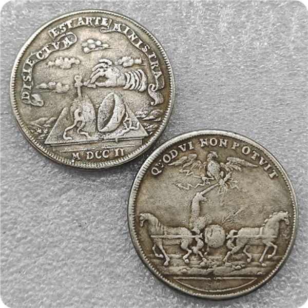 Austria Mediaval Satiric Thaler Coin Medal Copy Coin