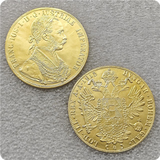 1915 Austria 4 Ducat Gold Copy Coin commemorative coins