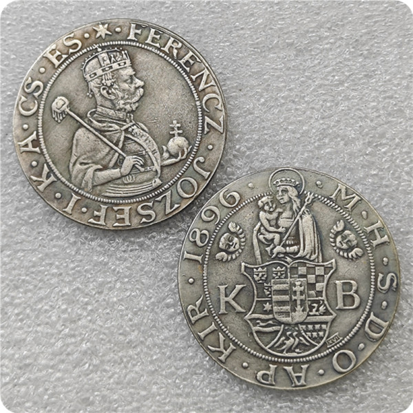 Austria Hungary 1896 Thaler FRANCIS JOSEF super coin RARE COPY commemorative coins