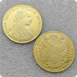 1881 Austria 4 Ducat Gold Copy Coin commemorative coins