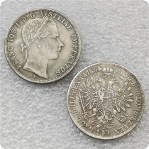 1864-V AUSTRIA FLORIN  COPY FREE SHIPPING